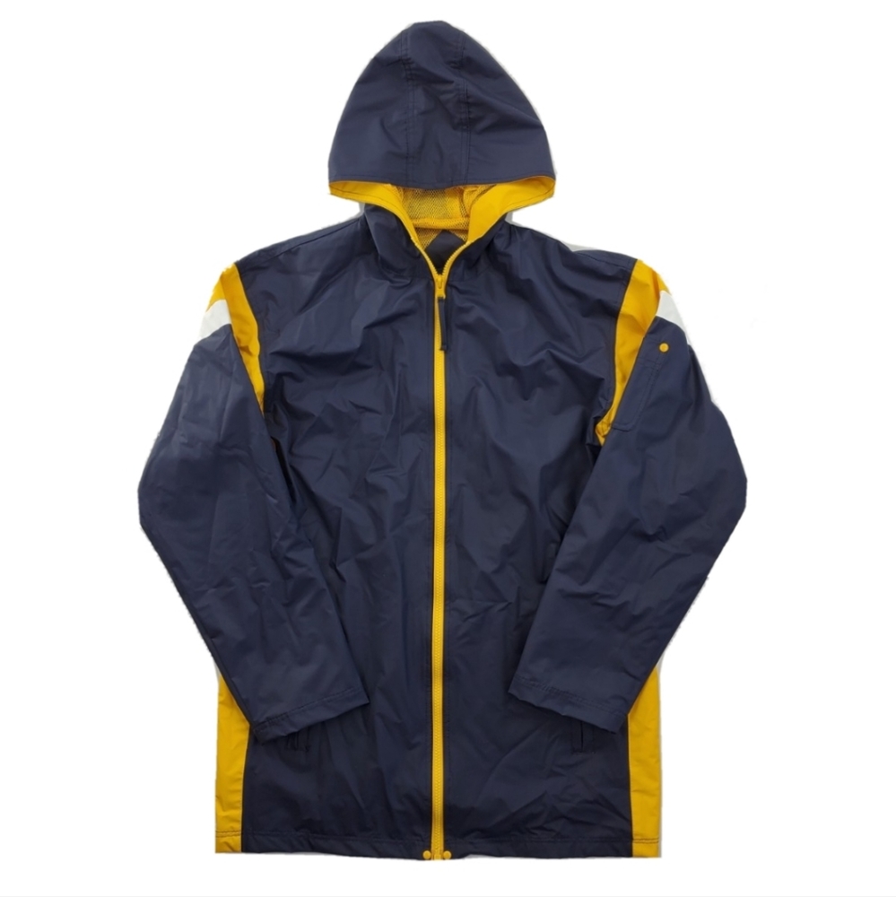 Sailmaker Womens Waterproof Hooded Jacket Mesh Lined Sz 14/16 Zip Up